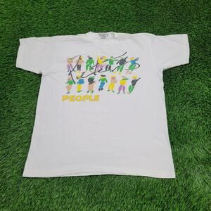 Vintage 90s Dancing Shirt Womens XL 23x27 USA